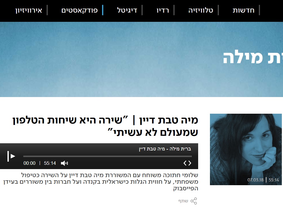צילום מסך מעמוד האינטרנט של הכתבה המקורית
